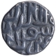 Silver Half rupee Coin of Akbar of Ujjain Mint of Malwa Issue.