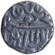 Silver Half rupee Coin of Akbar of Ujjain Mint of Malwa Issue.