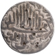 Silver One Rupee Coin of Akbar of Akbarpur Tanda Mint.