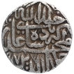 Silver One Rupee Coin of Akbar of Jaunpur Mint.