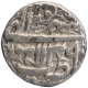 Silver One Rupee Coin of Akbar of Lahore Mint of Shahrewar Month.