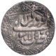 Silver One Rupee Coin of Akbar of Lahore Mint of Farwardin Month.