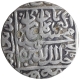 Silver One Rupee Coin of Akbar of Lakhnau Mint.