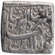 Silver Square One Rupee of Jahangir of Agra Mint of Shahrewar Month.