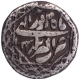 Silver One Rupee Coin of Jahangir of Akbarnagar Mint of Azar Month.