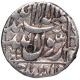 Silver Half Rupee Coin of Shahjahan of Surat Mint.