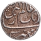 Silver Half Rupee Coin of Aurangzeb Alamgir of Surat Bandar i Mubarak Mint.