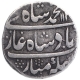 Silver One Rupee Coin of  Muhammad Shah of Akhtarnagar Awadh Mint.