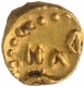 Gold Half Fanam Coin of Shah Alam II of Karpa Mint.