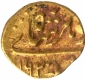 Gold Half Fanam Coin of Shah Alam II of Karpa Mint.