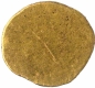 Gold Half Fanam Coin of Shah Alam II of Karpa Mint.