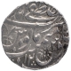 Silver One Rupee Coin of Mustafabad Mint of Rohilkhand Kingdom.