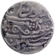 Silver One Rupee Coin of Daulat Rao of Sheopur Mint of Gwalior State.