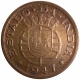 Bronze One Tanga Coin of Indo Portuguese.