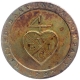 Copper One Ninty Sixth Rupee Coin of Madras Presidency.