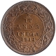 Bronze One Twelfth Anna Coin of King George V of Calcutta Mint of 1914.