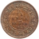 Bronze One Twelfth Anna Coin of King George V of Calcutta Mint of 1923.