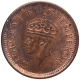 Copper One Twelfth Anna Coin of King George VI of Bombay Mint of 1942.