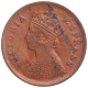 Copper Half Pice Coin of Victoria Empress of Calcutta Mint of 1901.