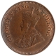 Bronze Half Pice Coin of  King George V of Calcutta Mint of 1917.