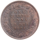 Copper One Quarter Anna Coin of King Edward VII of Calcutta Mint of 1904.