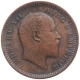 Copper One Quarter Anna Coin of King Edward VII of Calcutta Mint of 1904.