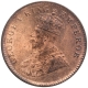 Copper One Quarter Anna Coin of King George V of Calcutta Mint of 1912.