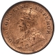 Copper One Quarter Anna Coin of King George V of Calcutta Mint of 1913.