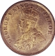 Copper One Quarter Anna Coin of King George V of Calcutta Mint of 1917.