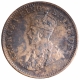 Copper One Quarter Anna Coin of King George V of Calcutta Mint of 1917.