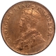 Copper One Quarter Anna Coin of King George V of Bombay Mint of 1924.