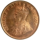 Copper One Quarter Anna Coin of King George V of Bombay Mint of 1926.