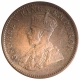 Copper One Quarter Anna Coin of King George V of Calcutta Mint of 1936.