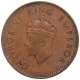 Bronze One Quarter Anna Coin of King George VI of Bombay Mint of 1938.