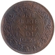 Bronze One Quarter Anna Coin of King George VI of Calcutta Mint of 1939.