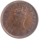 Bronze One Quarter Anna Coin of King George VI of Calcutta Mint of 1939.