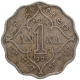 Copper Nickel One Anna Coin of King Edward VII of Bombay Mint of 1908.