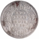 Silver Two Annas Coin of Victoria Empress of Calcutta Mint of 1882.