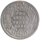 Silver Two Annas Coin of Victoria Empress of Calcutta Mint of 1886.