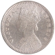 Silver Two Annas Coin of Victoria Empress of Calcutta Mint of 1887.