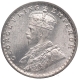 Silver Two Annas Coin of King George V of Calcutta Mint of 1914.