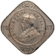 Copper Nickel Two Annas Coin of King George V of Calcutta Mint of 1919.