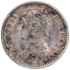 Silver Quarter Rupee Coin of Victoria Empress of Bombay Mint of 1882.