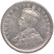 Silver Quarter Rupee Coin of King George V of Calcutta Mint of 1918.