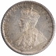 Silver Quarter Rupee Coin of King George V of Calcutta Mint of 1936.