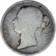 Silver Half Rupee Coin of Victoria Queen of Calcutta Mint of 1840.