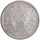 Silver Half Rupee Coin of King George V of Calcutta Mint of 1929.