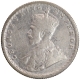 Silver Half Rupee Coin of King George V of Calcutta Mint of 1929.