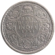 Silver Half Rupee Coin of King George V of Calcutta Mint of 1934.