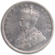 Silver Half Rupee Coin of King George V of Calcutta Mint of 1936.